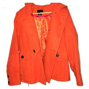 Orange ANA hooded coat